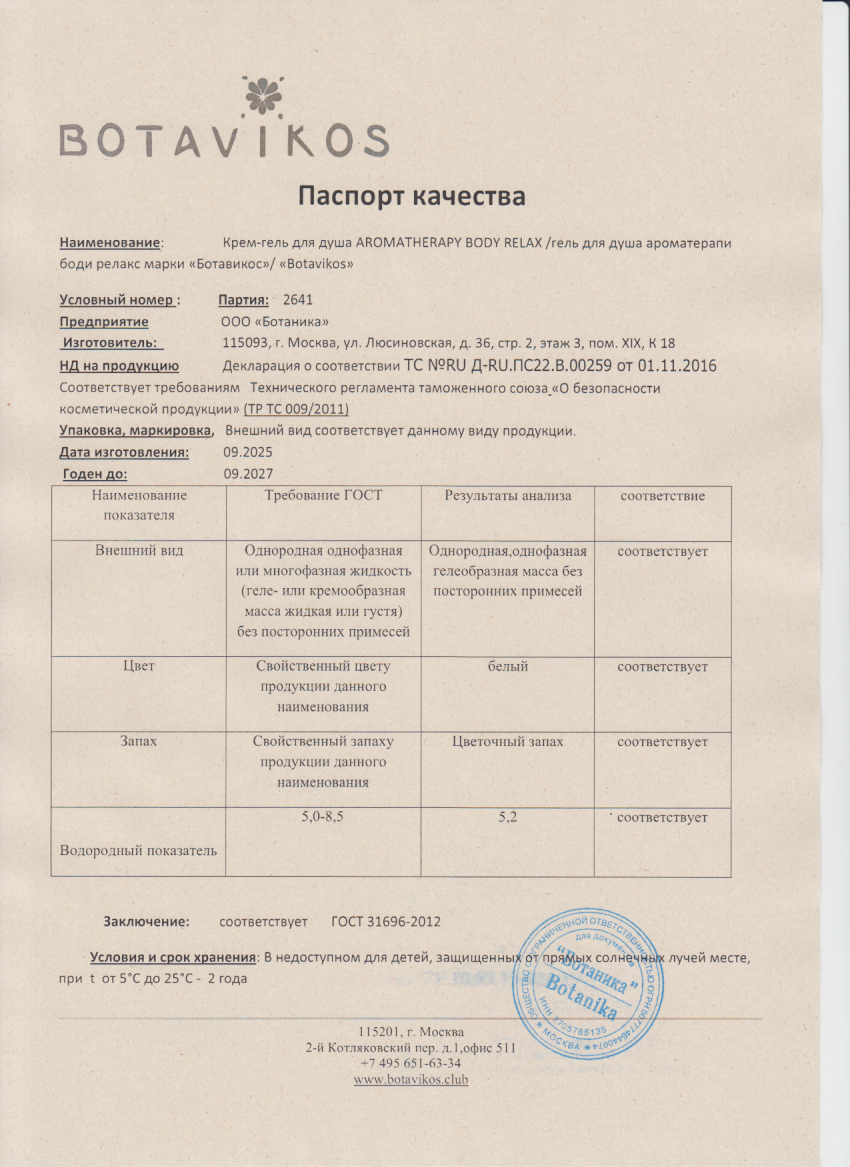 Паспорт №092025